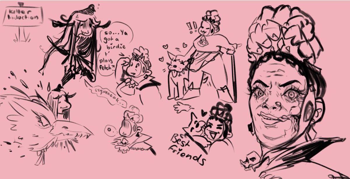 Houndmaster warmups . . . how will i stylise her!! i dont know!!!!