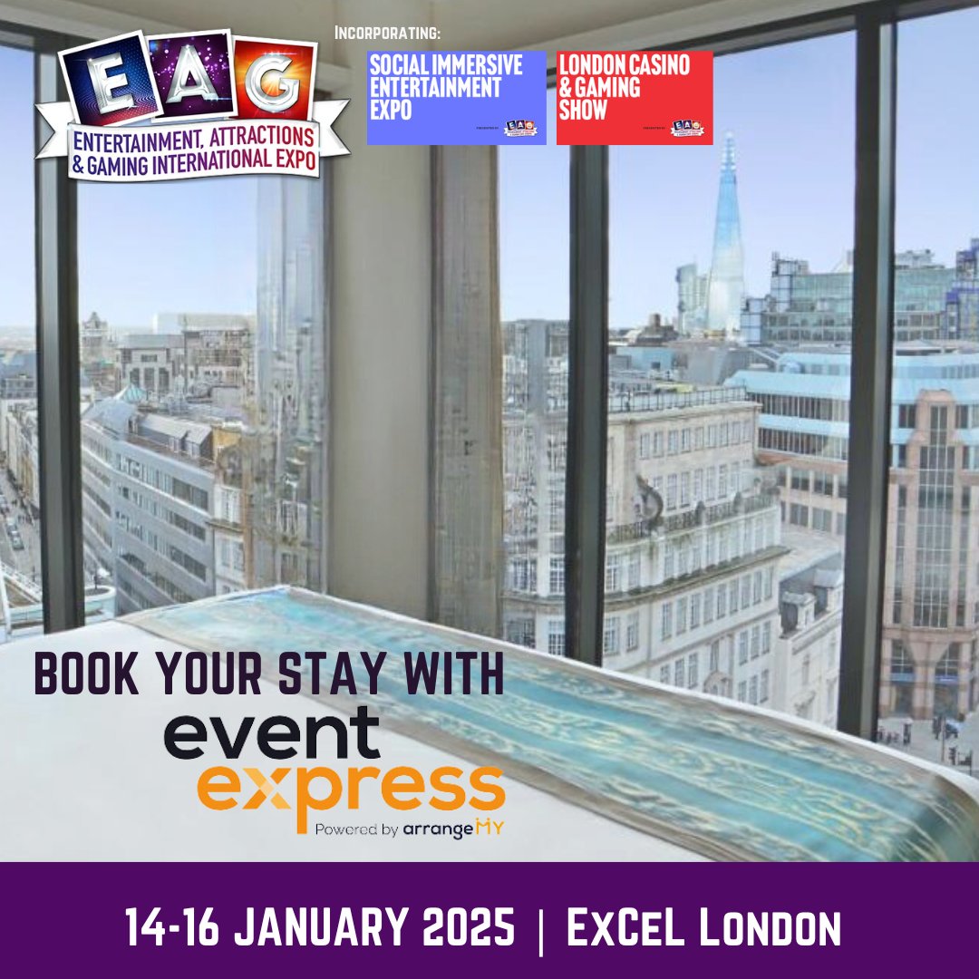 #EAGExpo2025 is just a couple of months away! Explore hotel options nearby, handpicked by Event Express Ltd. From luxury to budget-friendly, there’s something for everyone just steps from ExCeL London. 

Get your free ticket &amp; find accommodation options: eagexpo.com/accommodation