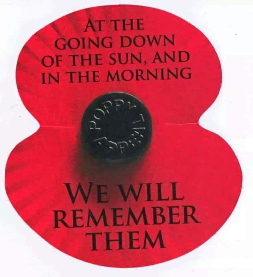 We Will Remember Them.