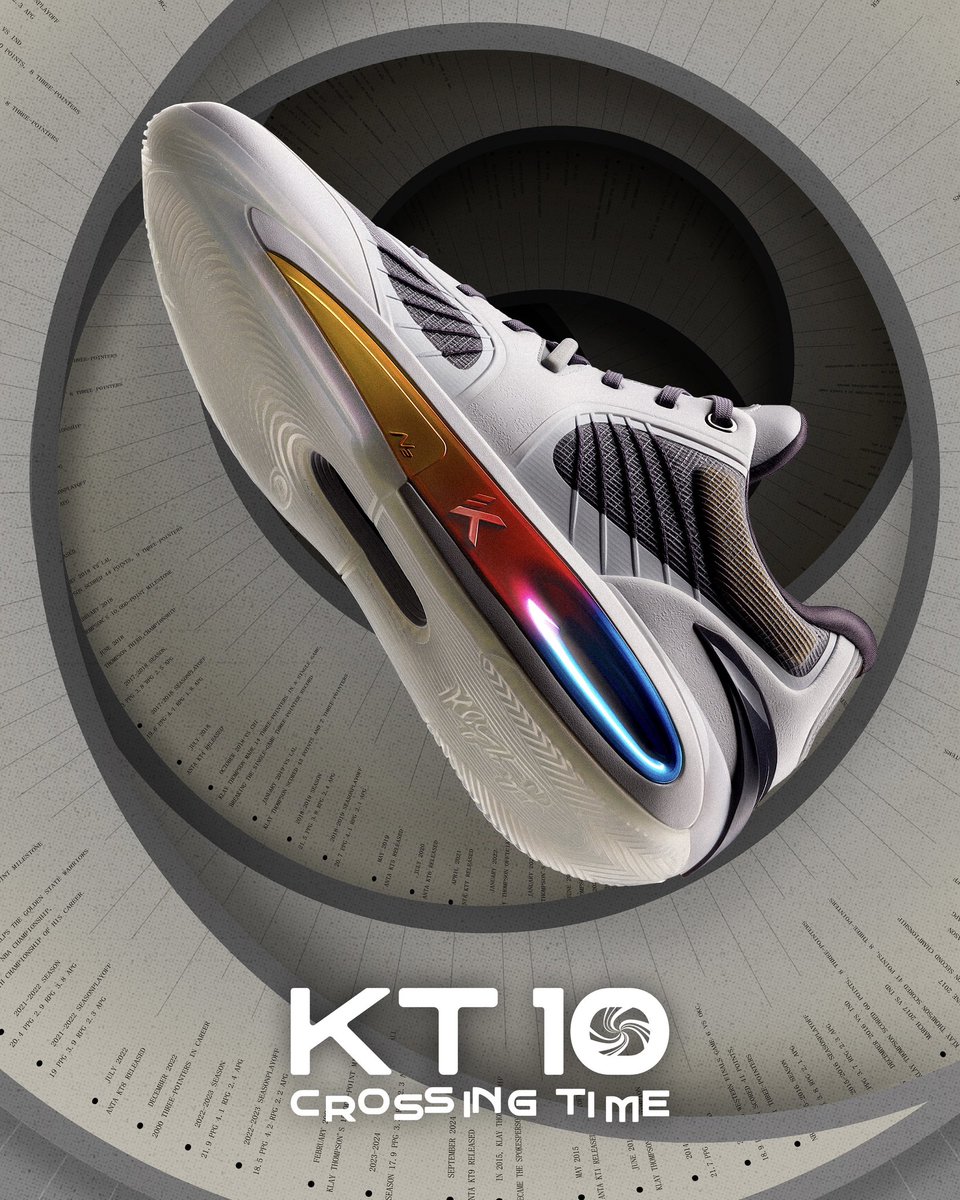 ANTA KT 10 クレイ・トンプソンのシグネチャーシューズ記念の10作目