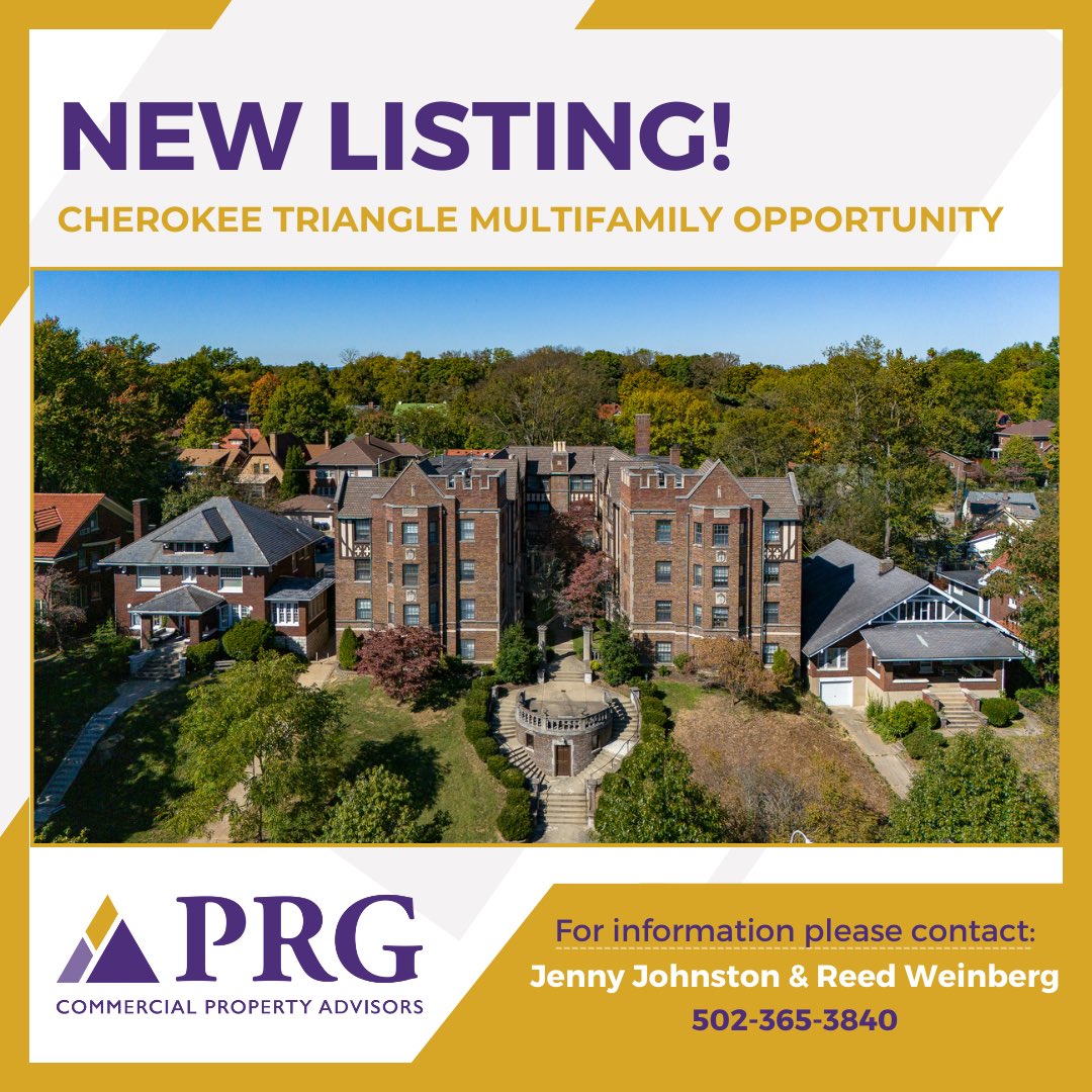 PRG_Property's tweet photo. This rare, generational asset is located in one of the most iconic infill locations in Louisville. It includes a 1920’s vintage apartment building flanked by a rented single family home and a rented duplex. Contact Jenny Johnston and Reed Weinberg for more details! https://t.co/SVidPyfJTL