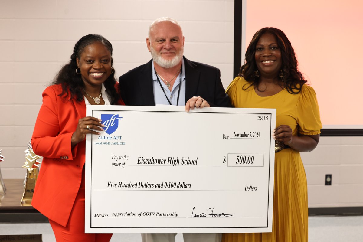 AldineISD's tweet photo. 🎉 Shoutout to Carter Academy Principal Cindy Buentello winning the Aldine Impact Award at today’s ILT Meeting! Your hard work and dedication are driving positive change across the district. Congratulations on this well-deserved recognition! 👏 #AldineImpact https://t.co/DKRsOJ7mQd