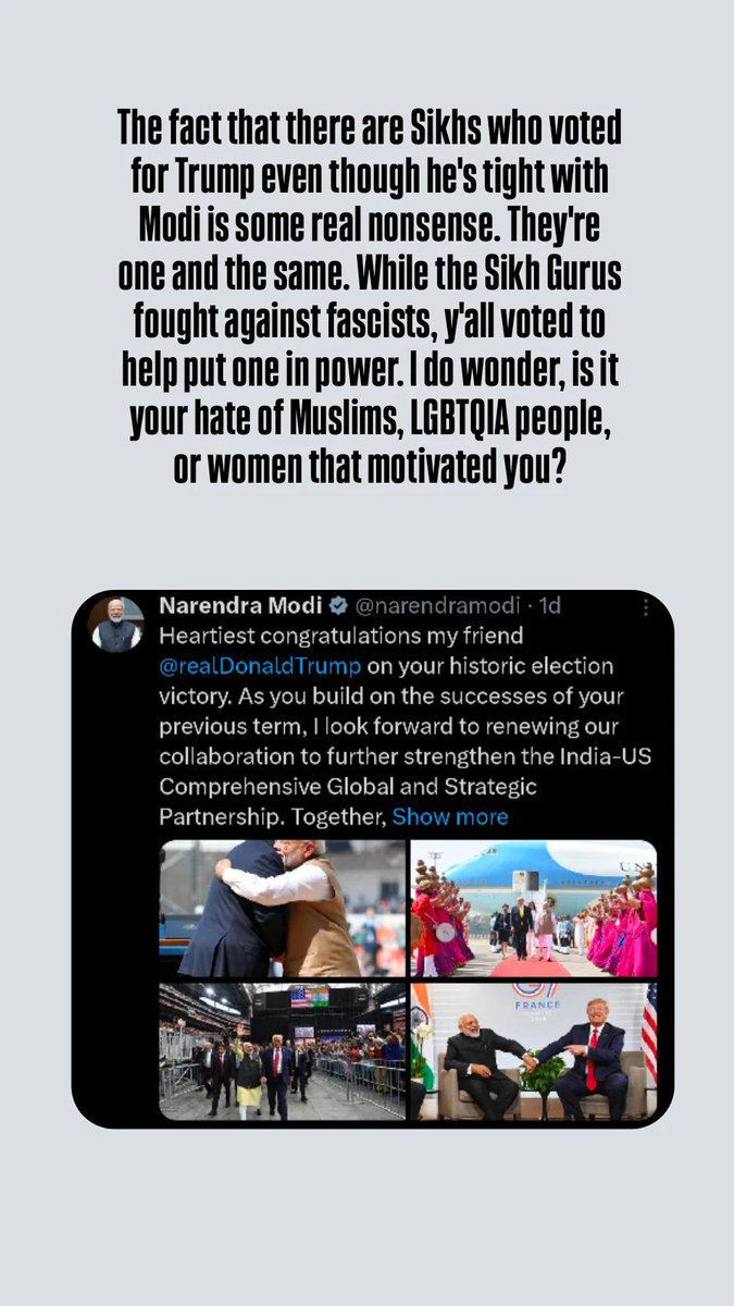 "Sikhs for Trump" is such an oxymoron.