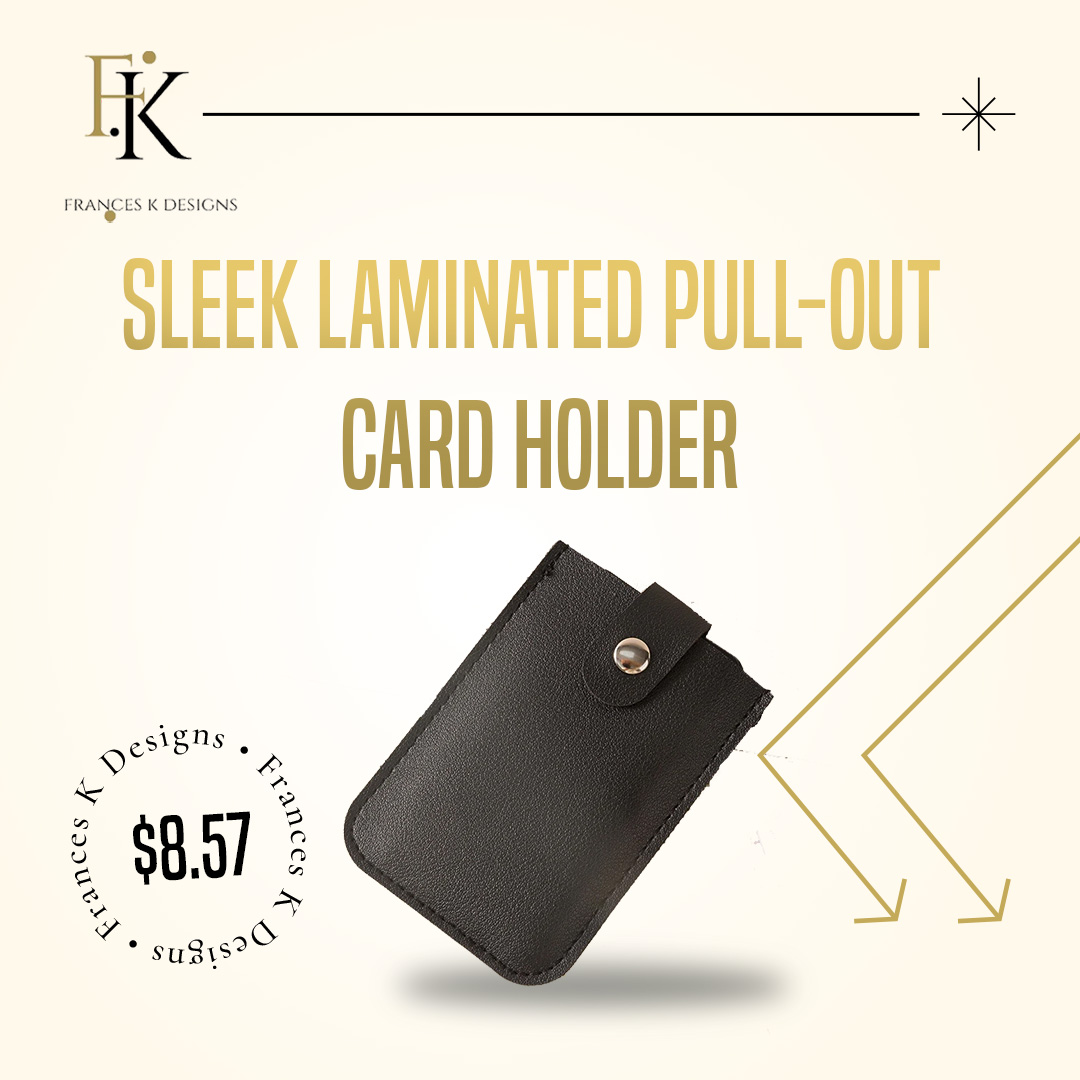 Franceskdesigns's tweet image. No more fumbling for cards! Our Laminated Concealed Pull-Out Card Holder is stylish and functional—keep essentials organized and accessible.
Shop now: franceskdesign.com

#cardholder #everydayessentials #compactstyle #onthego #smartstorage #chicandfunctional #franceskdesign