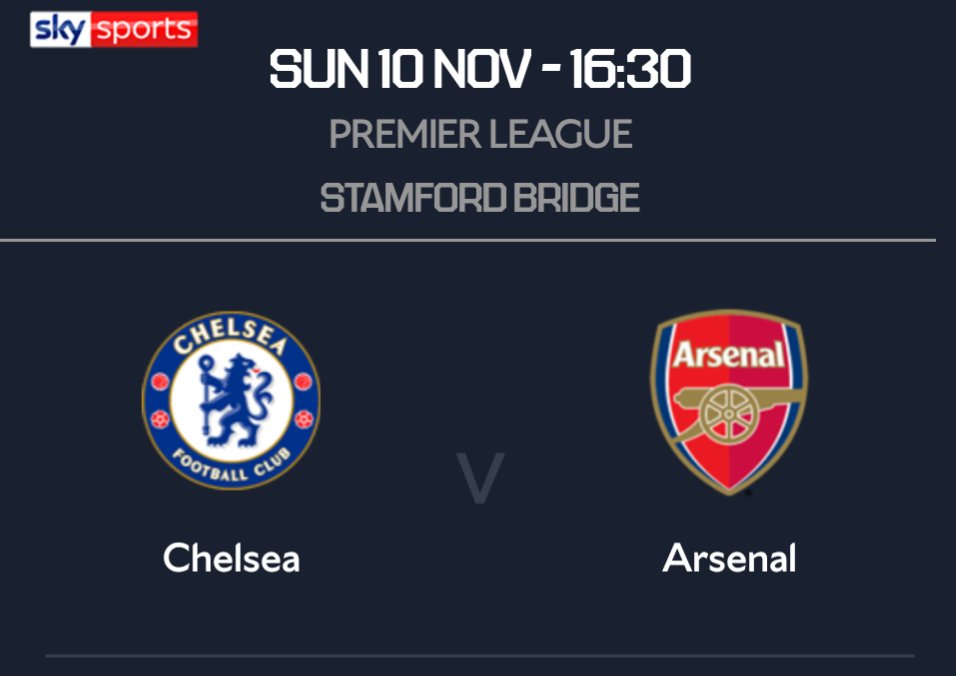 🚨COMPETITION TIME!🚨

Two tickets for <a href="/Arsenal/">Arsenal</a> v <a href="/ChelseaFC/">Chelsea FC</a> in the <a href="/premierleague/">Premier League</a> up for grabs!

To be in with a chance, all you have to do is:

✅FOLLOW
✅LIKE
✅REPOST
✅TAG A MATE

Closes 3pm Friday November 10.
Tickets will be posted by Royal Mail Special Delivery.

🤞