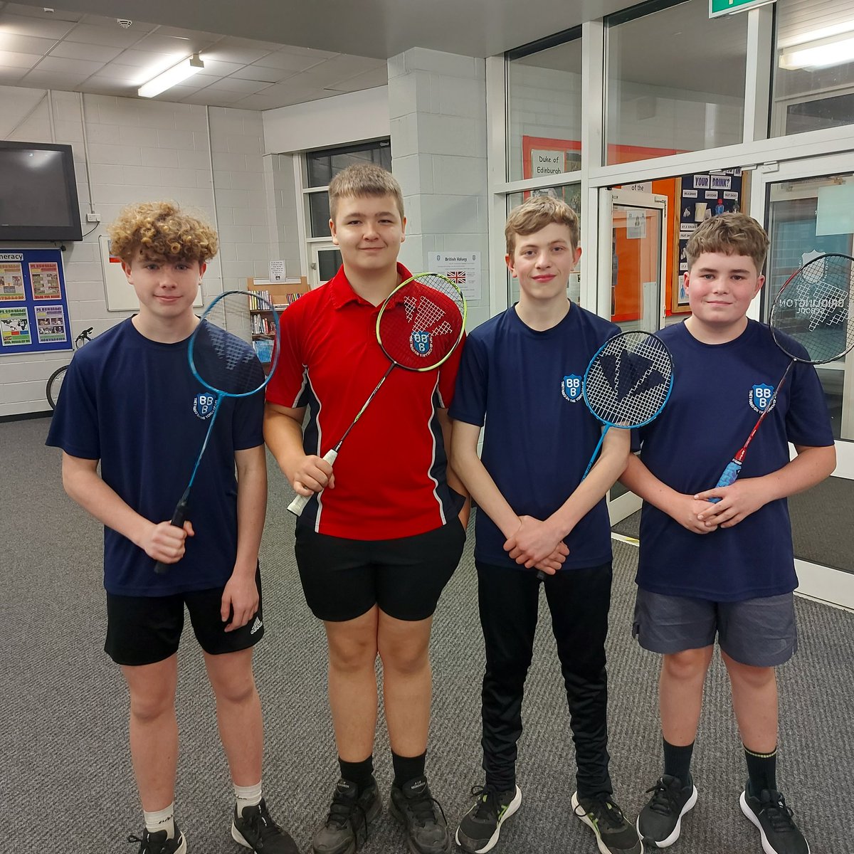 Well played to both our KS4 Badminton teams in the SSP Cluster competition, 2nd place😊👍