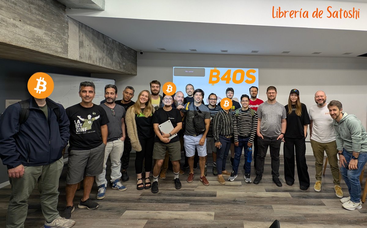 La Librería de Satoshi (@libdesatoshi) on Twitter photo Yesterday <a href="/peterktodd/">Peter Todd</a> visited our senior devs residency #B4OS Great Layer 2s talk!
#Bitcoin #FOSS
<a href="/Dulce_xyz/">Dulce Villarreal ⚡</a> <a href="/FedeZupicich/">FoxtrotZulu</a> <a href="/ibiko1/">ifuensan</a> <a href="/negrunch/">Francisco Calderón 🫓⚡</a> <a href="/josiglio/">Josei</a> <a href="/JGMontoyaS/">J.G.Montoya.Hodl</a> <a href="/kleysantos199/">kley</a> <a href="/sliv3r__/">Pol Espinasa</a> @ledesmanando <a href="/mauricepoirrier/">Maurice</a> @gerardocadau <a href="/z017/">Jeremías Longo</a> @bilthon <a href="/fersecchi/">Fernando⚡⚡</a> <a href="/hmarinot1/">Hernán Marino ⭐⭐⭐</a> <a href="/dibuyo/">Martin Rivas</a> Yesterday <a href="/peterktodd/">Peter Todd</a> visited our senior devs residency #B4OS Great Layer 2s talk!
#Bitcoin #FOSS
<a href="/Dulce_xyz/">Dulce Villarreal ⚡</a> <a href="/FedeZupicich/">FoxtrotZulu</a> <a href="/ibiko1/">ifuensan</a> <a href="/negrunch/">Francisco Calderón 🫓⚡</a> <a href="/josiglio/">Josei</a> <a href="/JGMontoyaS/">J.G.Montoya.Hodl</a> <a href="/kleysantos199/">kley</a> <a href="/sliv3r__/">Pol Espinasa</a> @ledesmanando <a href="/mauricepoirrier/">Maurice</a> @gerardocadau <a href="/z017/">Jeremías Longo</a> @bilthon <a href="/fersecchi/">Fernando⚡⚡</a> <a href="/hmarinot1/">Hernán Marino ⭐⭐⭐</a> <a href="/dibuyo/">Martin Rivas</a>