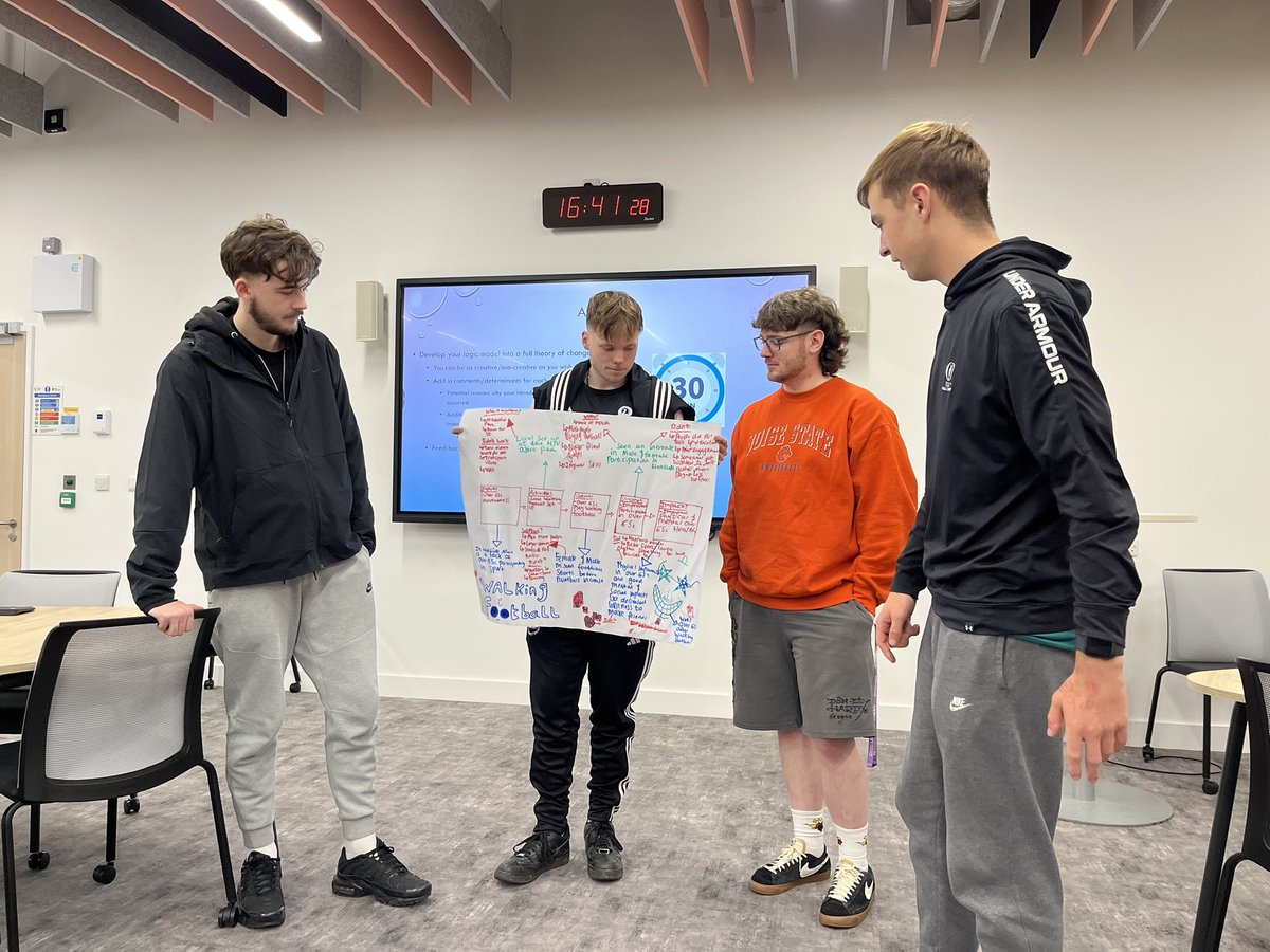 Dr Claire Jenkin (@crjenkin) on Twitter photo A really fun and insightful session with some of our L6s - developing their own theories of change in our Insight & Evaluation module
<a href="/UniofHertsIoS/">UniofHertsIoS</a> A really fun and insightful session with some of our L6s - developing their own theories of change in our Insight & Evaluation module
<a href="/UniofHertsIoS/">UniofHertsIoS</a>