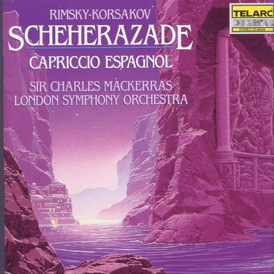 #NowSpinning sure one of the #GreatRecordings of Scheherazade. I fell in love with this performance when my brother bought me the disc for Christmas. What a hero! Mackerras always wonderful; here particularly so!