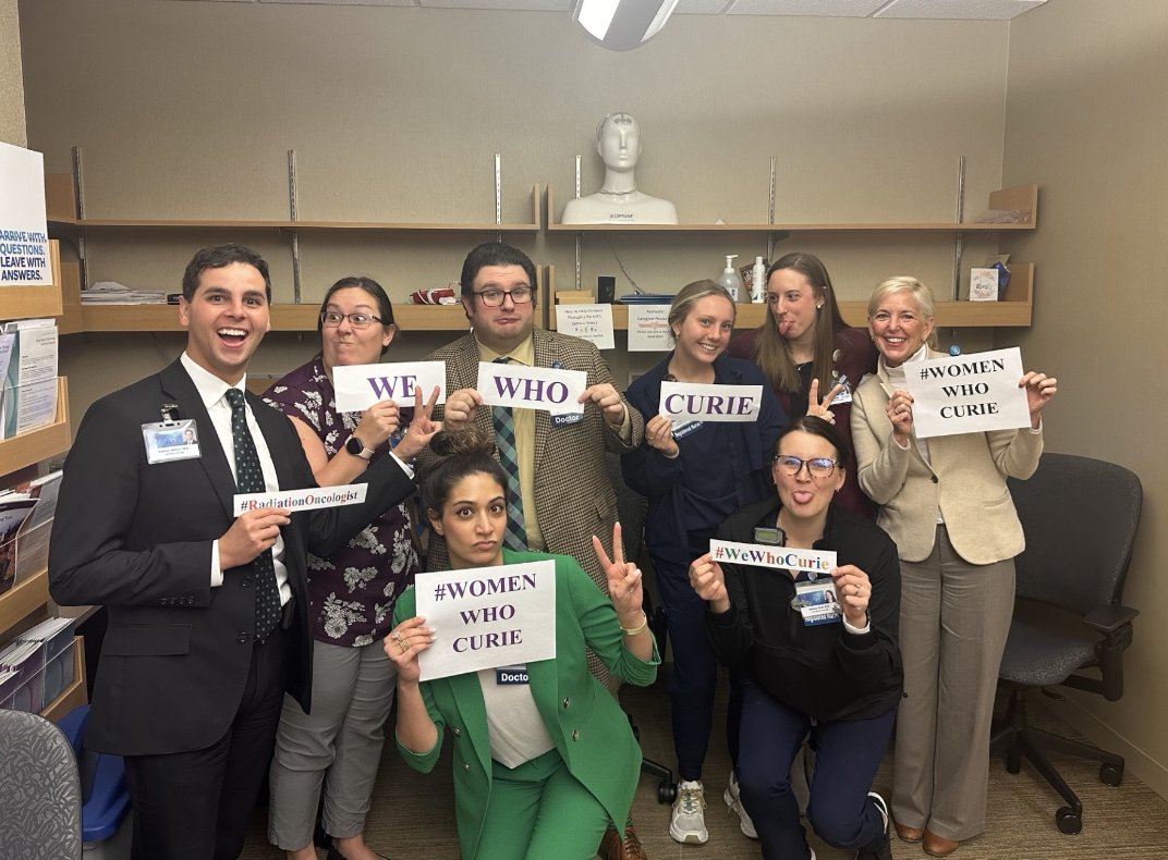 This is just a fraction of all the amazing women and gender minorities who work in our department &amp; #radonc as a whole!

Happy #WomenWhoCurie Day! 

Also, THANK YOU to our allies #WeWhoCurie