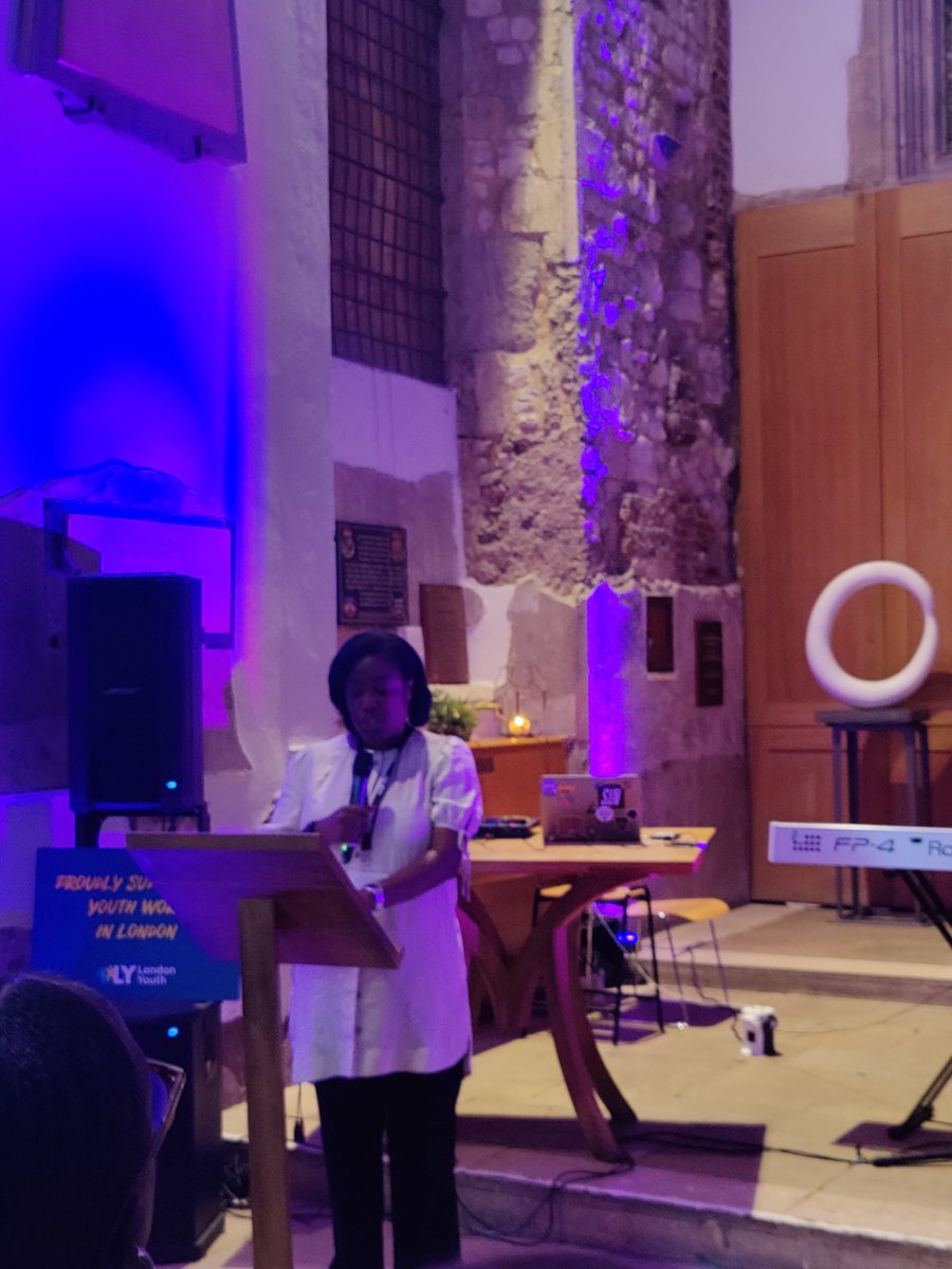 NathanSingleton's tweet photo. Encouraging words from Pauline @LondonYouth this evening celebrating #YouthWorkWeek. https://t.co/6LGTE9ib7q