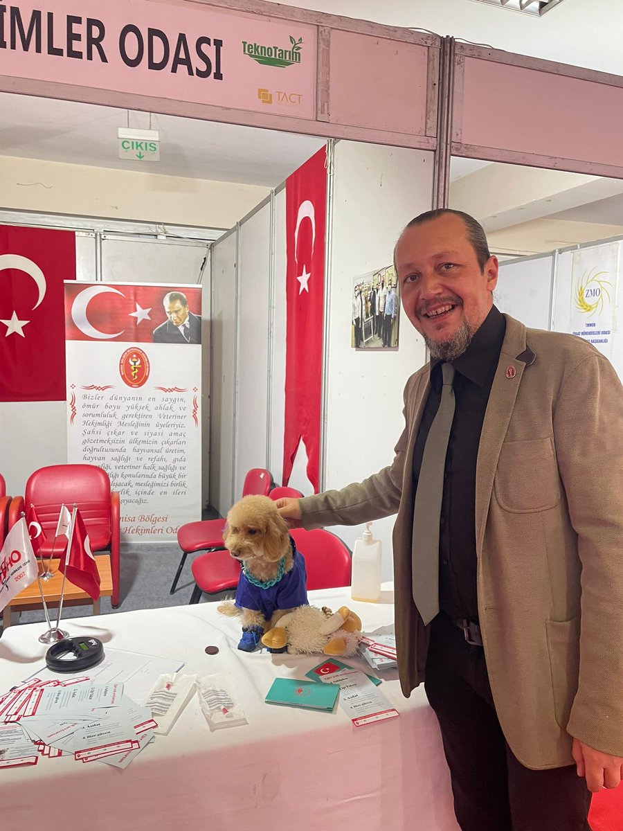 #manisa #veterinerhekimler odası olarak tarım fuarında yerimizi aldık. Ziyaretçilerimize mikroçip ile ilgili doğru bilinen yanlışları ve mesleki çerçevemizi anlattık.