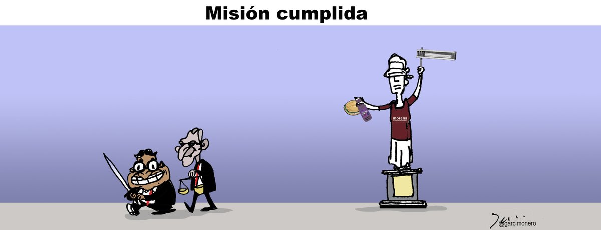 Garcimonero's tweet image. Mi cartón de hoy en @ElFinanciero_Mx 
Una sobre la #ReformaAlPoderJudicial 
#MonerosFinancieros