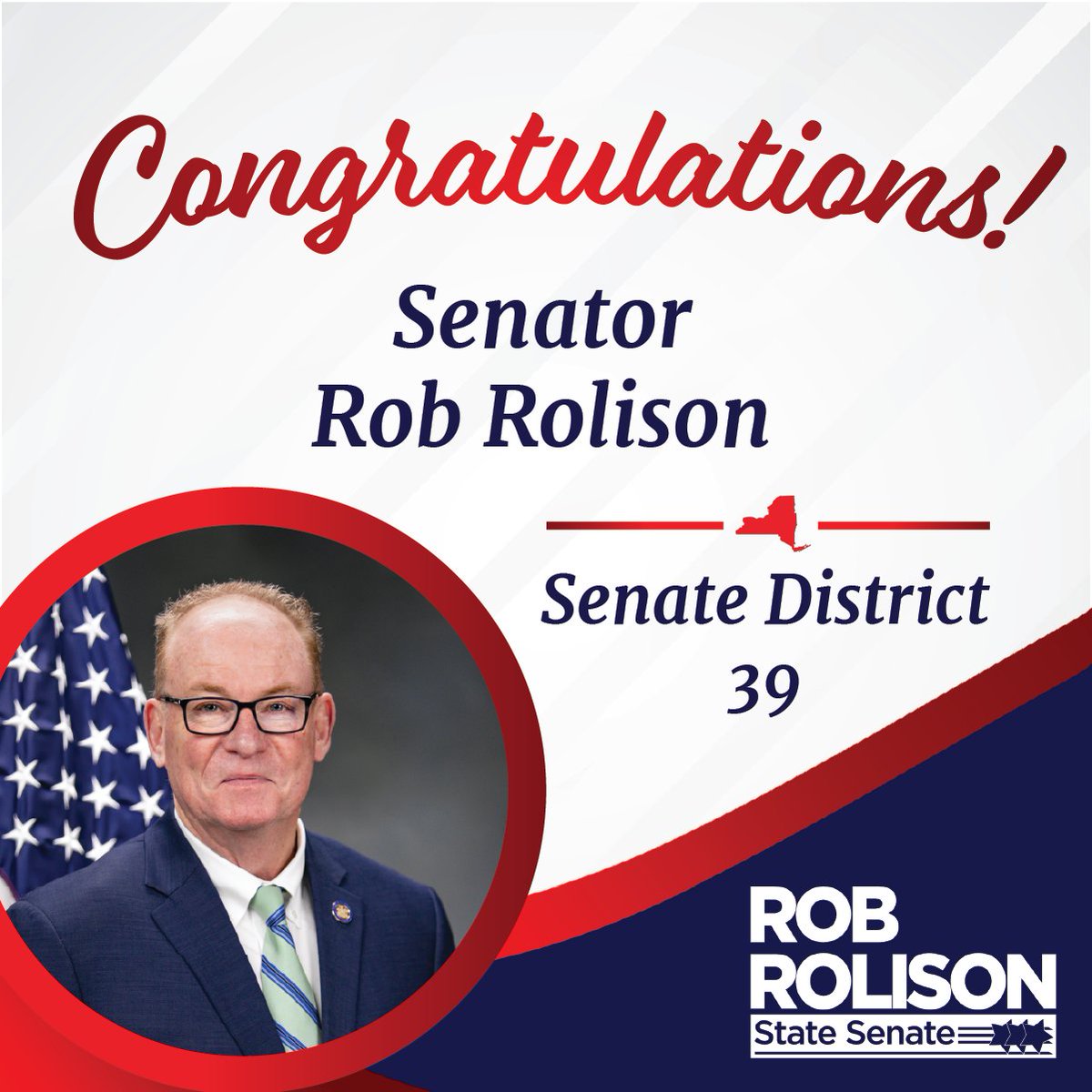 OrttforSenate's tweet photo. Congratulations to Senator @RolisonforNY on his re-election victory!
Senator Rolison has been an invaluable member of our Senate Republican team and a tireless advocate for the folks of District 39 in the Hudson Valley. #SD39 https://t.co/0qMiUEKKhQ