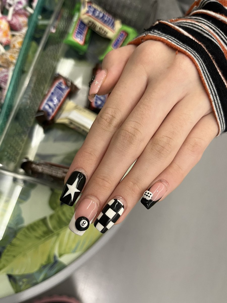Finished my fall Minute Meetings today, and couldn't resist this photo of a 7th grader's creative nails. We are in good hands with this next group of preteens and teenagers. <a href="/ap_hess/">Melissa Hess</a>