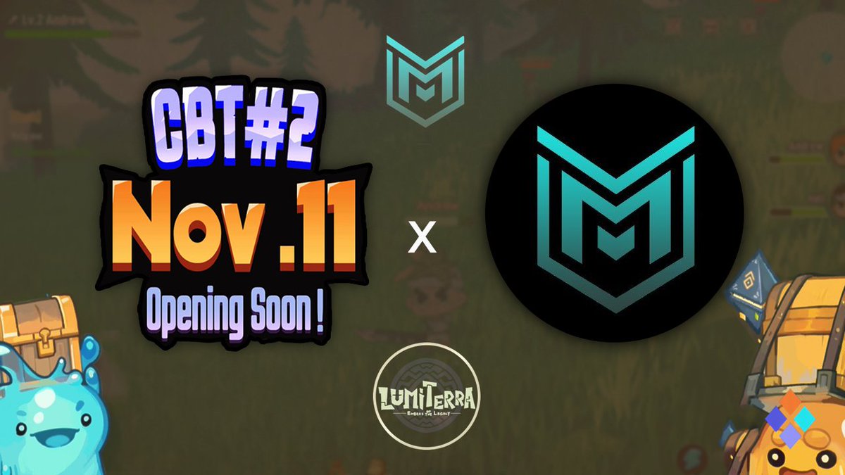 mokodaogg's tweet photo. 🎊 5 WHITELIST LUMITERRA GIVEAWAY #CBT02 👻

Requirements:
1⃣ Follow @itokatv + @Uguettolitz + @mokodaogg + @LumiterraGame
2⃣ Like + Retweet this post 🔄
3⃣ Tag 3 Friends
4️⃣ Post your Ronin wallet address
5⃣ Mint FREE Lumi Fragment NFT: https://t.co/w9IT7O6fEA

📆 Giveway Date: 09/11/2024