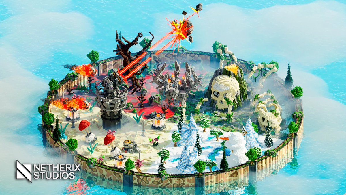 NetherixStudios's tweet image. KIT PVP MAP + SPAWN + [4 THEMES] 🔥
👉 Grab your copy now: netherixstudios.com/store/map73/
 #Minecraftbuilds #Minecraft #art #minecraftart #Minecraftと最強の生活 #Minecraft募集 #Minecraft #Minecraft Server #PremadeBuildMinecraft #MinecraftStore