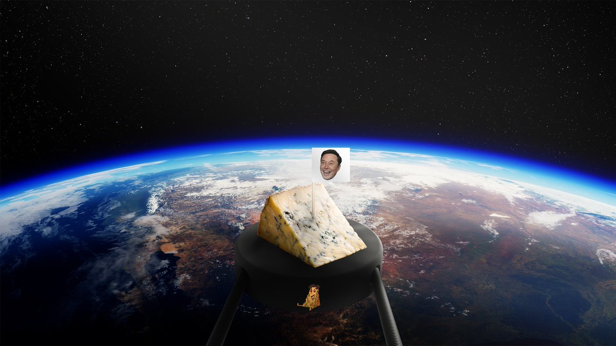 JoeBangles11's tweet photo. In 2022 I did an interview with GBNEWS about helping send a piece of cheese (Stilton) into space. They company that made it happen donated £5k to charity, but I got some stick for going on GBNEWS.

They've invited me on next month and I've said yes as I'm all about the cheese! https://t.co/rkoyhW5vtQ