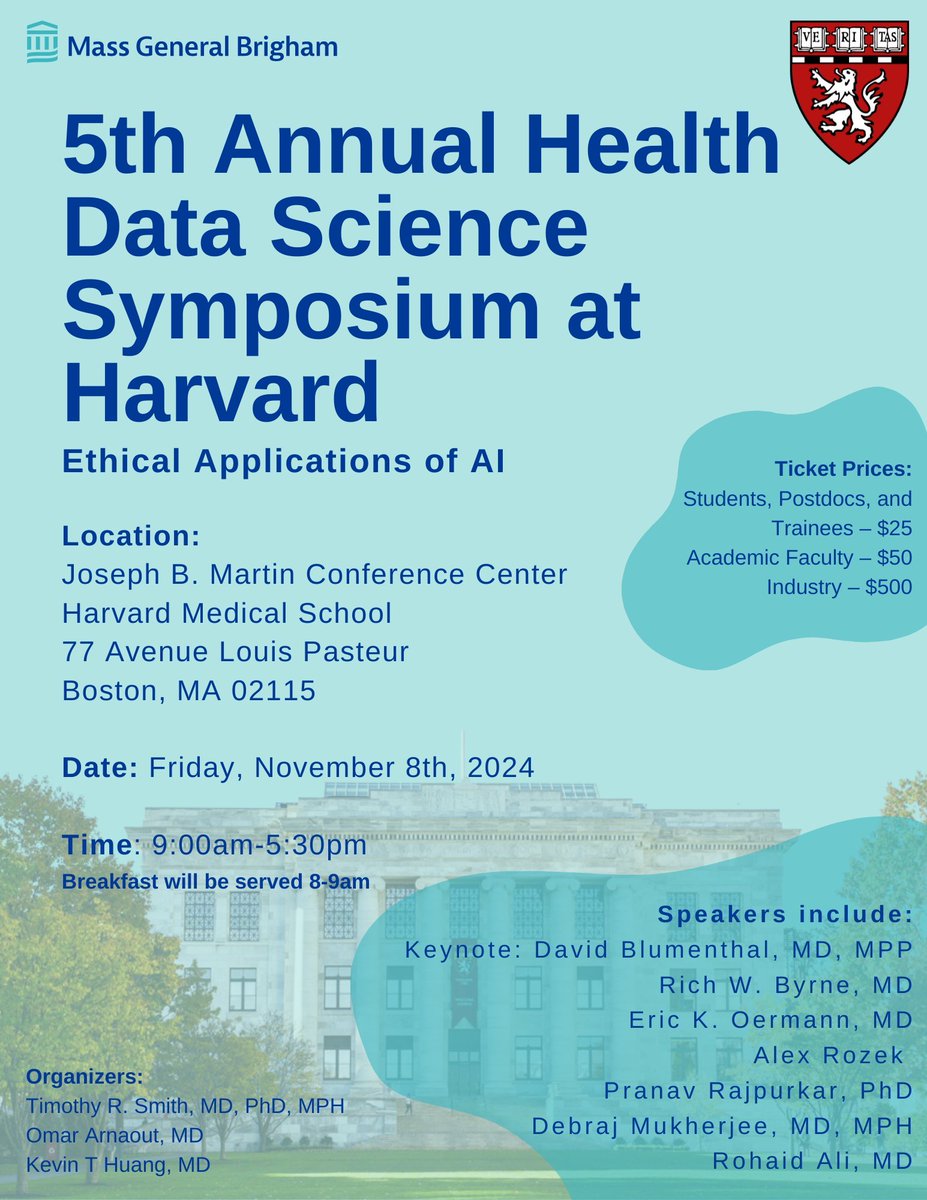 Looking forward to speaking tomorrow at Harvard!