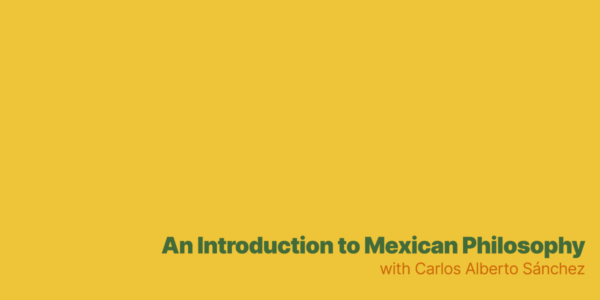 Hermitixpodcast's tweet photo. 277. An Introduction to Mexican Philosophy with Carlos Alberto Sánchez

Listen now: https://t.co/8yH037apGM

Youtube: https://t.co/2YuebNobcT

---

Patreon: https://t.co/wgK1pOwiBM https://t.co/sVTVYiurZd
