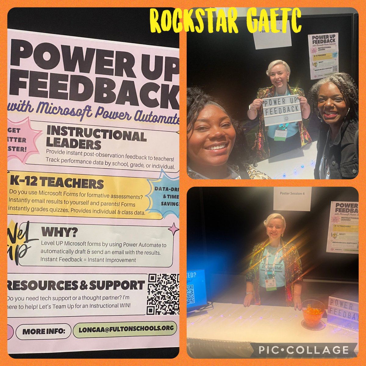 Kimberly Rabb (@thatsmemrsrabb) on Twitter photo Day 2! My coach is better than yours…my coach techy….my coach good…
So proud of <a href="/amybytheton/">Ms. Amy Long</a> for presenting her poster session! It got some 💎 s that I can implement and take back with me!! <a href="/StonewallTell/">Stonewall Tell ES</a> <a href="/NPorter17/">Nikki R. Porter</a> <a href="/aplatimore/">Gerard Latimore</a> <a href="/GaETConf/">Georgia Educational Technology Conference</a> Day 2! My coach is better than yours…my coach techy….my coach good…
So proud of <a href="/amybytheton/">Ms. Amy Long</a> for presenting her poster session! It got some 💎 s that I can implement and take back with me!! <a href="/StonewallTell/">Stonewall Tell ES</a> <a href="/NPorter17/">Nikki R. Porter</a> <a href="/aplatimore/">Gerard Latimore</a> <a href="/GaETConf/">Georgia Educational Technology Conference</a>