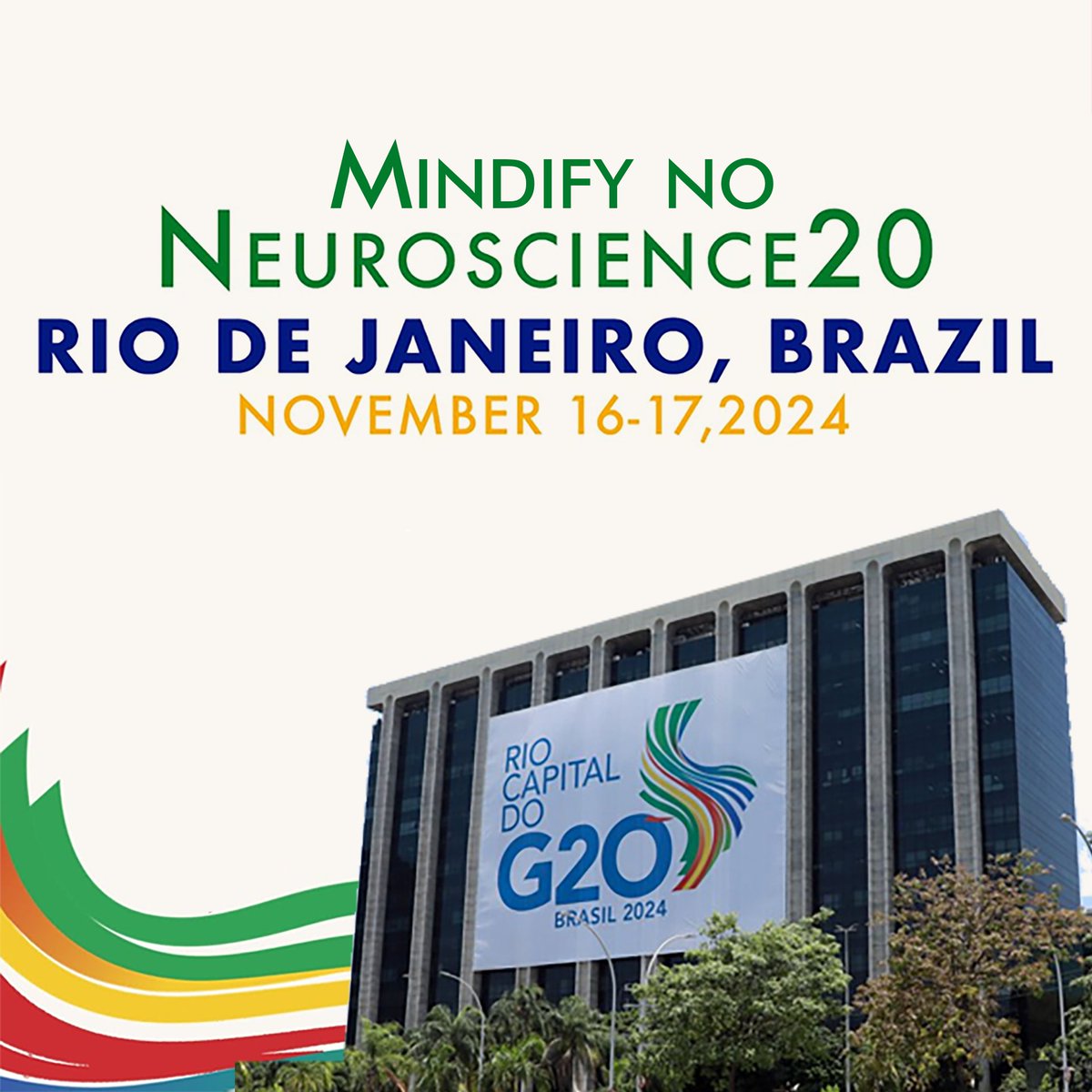 wemindify's tweet photo. André Ramos, CEO da Mindify apresentará painel na 11ª Cúpula do Neuroscience 20 (N20), que acontece em paralelo ao G20.
Apresentará o case desenvolvido em parceria com a Dra. Sheila Martins, presidente da @WorldStrokeOrg.  

#Neurociência20 #Mindify #Inovação #G20 https://t.co/YE6POvilhz