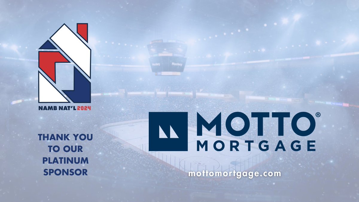 NAMBpros's tweet image. Thank you to our returning NAMB National Platinum Sponsor @Motto Mortgage, where you get a neighborhood mortgage professional at a locally-owned office — plus the power of a national network. 

mottomortgage.com | #NN24