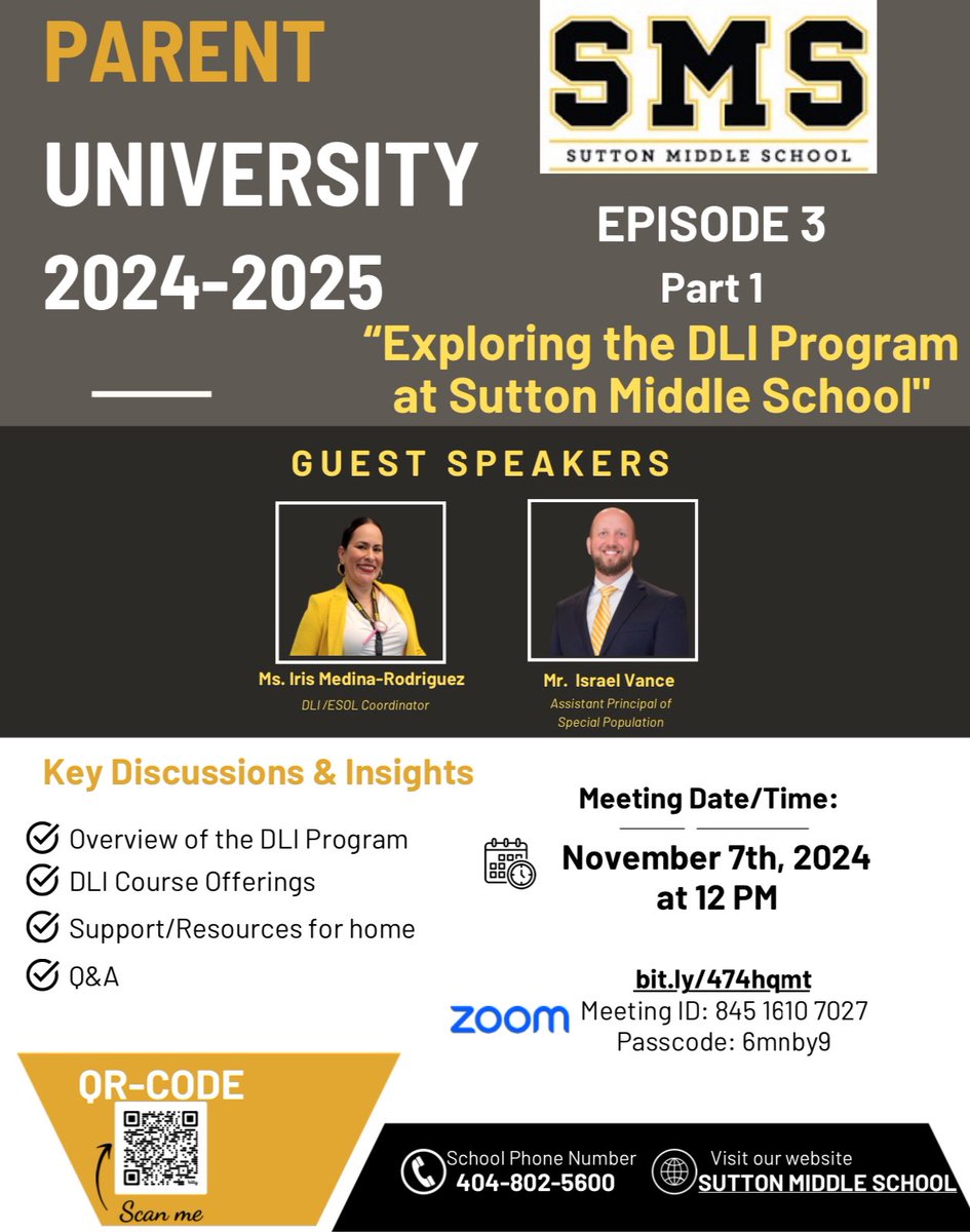 MerriweatherEDU's tweet image. 🎉 Huge thank you to the 100+ parents who joined us for our Parent University session on Dual Language Immersion (DLI) at Sutton! 📊 We dug into data, celebrated highlights, and shared our vision for the future of our program. 🔥 @SuttonCougars