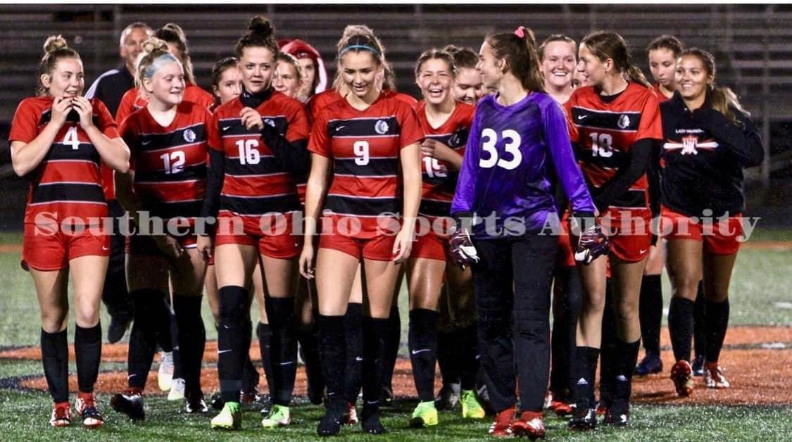 jordanrmichael's tweet photo. THROWBACK THURSDAY! 

In honor of the OHSAA Girls Soccer Final Four this week, we are taking a short trip down memory lane to our Lady Warriors historic 2021 run to the FINAL FOUR! Great memories! @ADEHSEMS https://t.co/U0JX9WNCYb