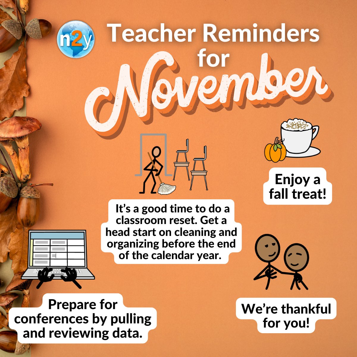 Everwayglobal's tweet photo. ππ Hey teachers! As we dive into November, here are some friendly reminders to keep in mind! πΌπ #TeacherLife #NovemberReminders https://t.co/R7LXDKAuCE