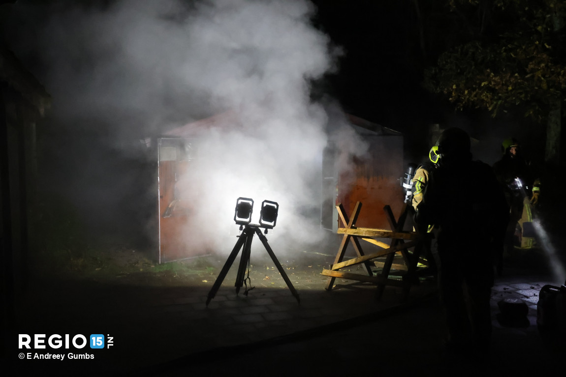 Brand in schuurtje bij Buitengoed Dorrepaal