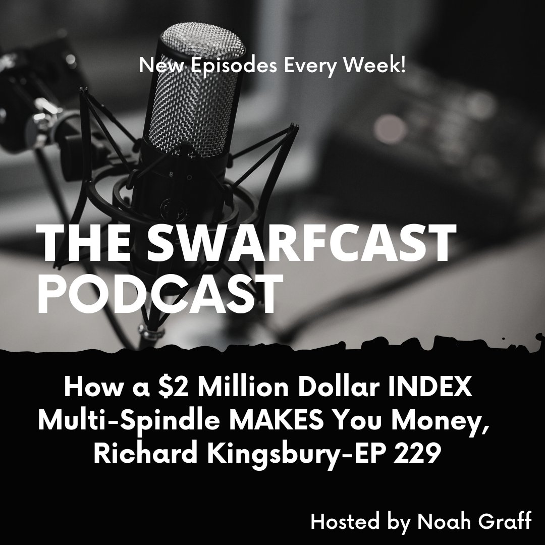 TMWSwarfblog's tweet image. Why buy a CNC multi-spindle for $2 million?

Find out how #MachineShops can make MONEY with these luxury #multispindle machines. Our guest on Swarfcast is INDEX expert Richard Kingsbury. Listen:

ow.ly/kp7g50TVCJU 

#machining #cncmachines #business #podcast #indexmachines