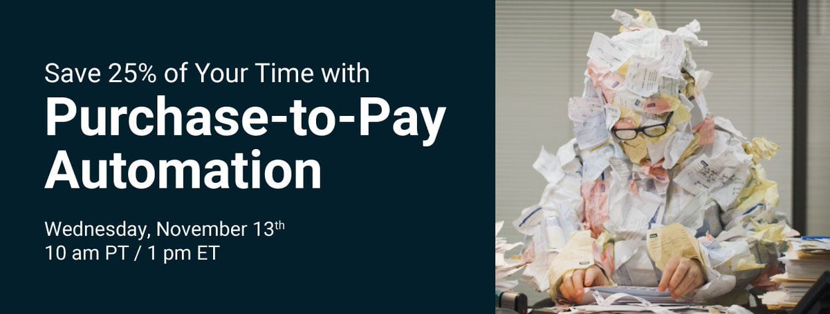 Say goodbye to those tedious tasks. Come join our webinar to see how Purchase-to-Pay Automation, tailored for the construction industry, can free up 25% of your time on AP processing!

hubs.la/Q02Xg2Xn0