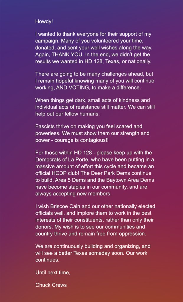 Chuck for Texas HD-128 tweet media