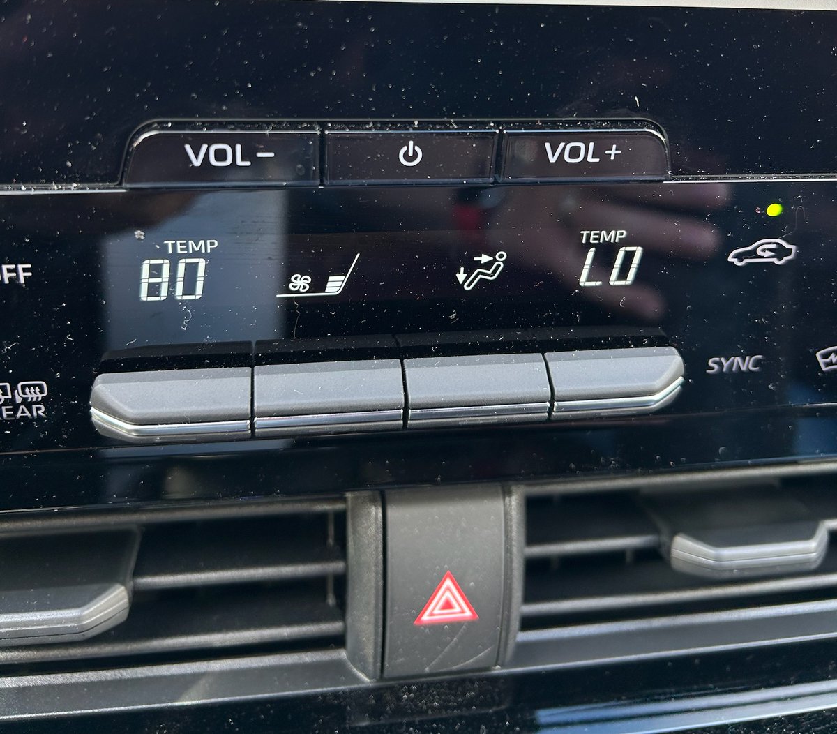 When your Bestie Friend Cliff comes to visit and you cannot compromise on the temperature in the car 😂 😃 😄