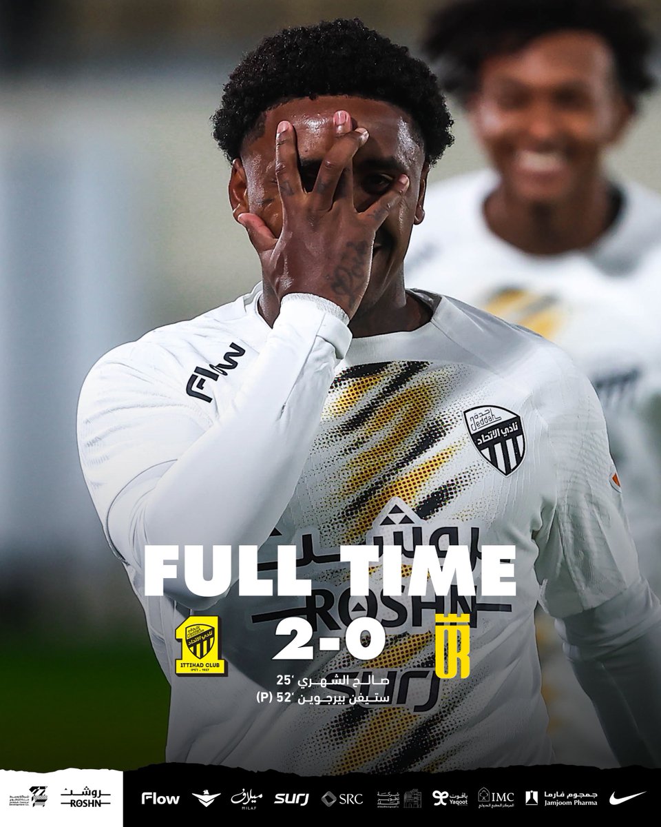 🔚3+ نقاط جديدة، مبروك لجماهير الذهب 👏✨
#الاتحاد_العروبة