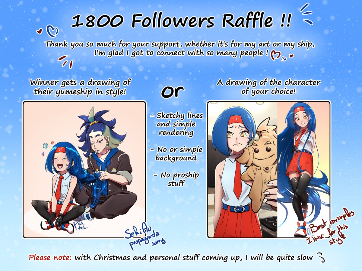 A0okami's tweet photo. Another milestone reached, thank you all so much 🫶 !!  This time I wanna do more than chibis ! More info bellow.

RT + Follow to enter ! 
Ends on November 20th ! https://t.co/5sfRIaUXKV