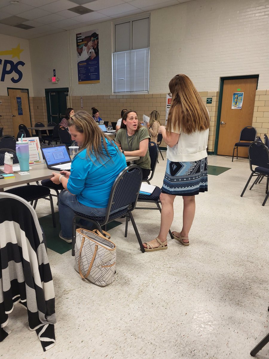 SSislerFCPSmath's tweet image. So grateful to be w/ our 5th grade math pathways Ts, EAATS, MAATS, EMS, and SMILes! Kudos to @jenniclausen and @mathwendi for planning an engaging session, including time to examine student progress and unpack standards for intentional planning for our pathways Ss!! #fcpssecmath