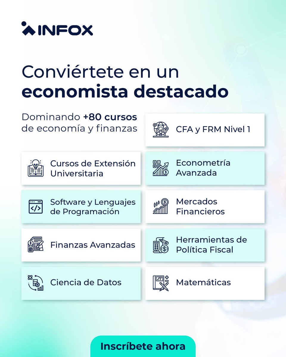 Infox_educa's tweet photo. ¡Alístate para brillar en el universo de la economía! 📊

📈 ¿Estás preparado para ensanchar tus perspectivas y conquistar tus aspiraciones este ciclo?

¡Comunícate con nosotros hoy para obtener detalles! 👉 https://t.co/3f31iOFhTy
 
#Economista #AprendizajePerenne #Finanzas https://t.co/bWfYtfmbzW