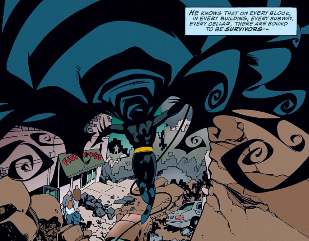 The_DarkMonarch's tweet photo. I am obsessed with the way Mark Buckingham draws Batman's Cape https://t.co/20iRUWrRmg