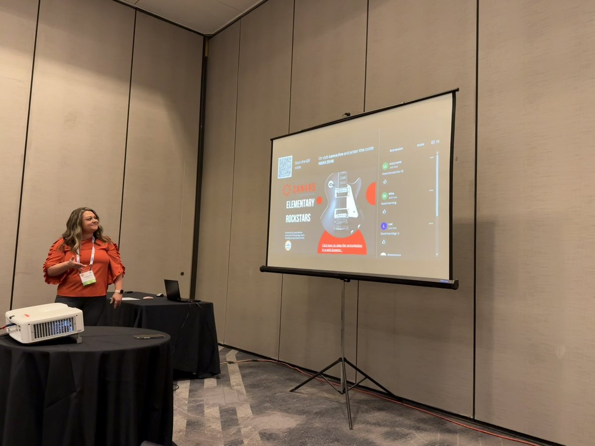 Ashley Yergin (@yergininit) on Twitter photo Loved watching this <a href="/GaETConf/">Georgia Educational Technology Conference</a> ROCKSTAR 🎸<a href="/cassiebackus/">Cassie Backus</a> share her <a href="/Canvas_by_Inst/">Canvas by Instructure</a> skills for teachers of littles! She breaks down a complex system and shares how to make it friends for our littlest learners. #GaETC24 Loved watching this <a href="/GaETConf/">Georgia Educational Technology Conference</a> ROCKSTAR 🎸<a href="/cassiebackus/">Cassie Backus</a> share her <a href="/Canvas_by_Inst/">Canvas by Instructure</a> skills for teachers of littles! She breaks down a complex system and shares how to make it friends for our littlest learners. #GaETC24