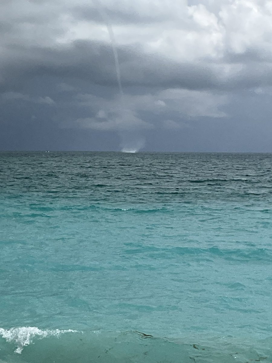JayDadd's tweet photo. @JimCantore always wanted to see a live tornado/waterspout in person. Just had to go to St. Maarten to see it. https://t.co/Gx6RtcC4Se
