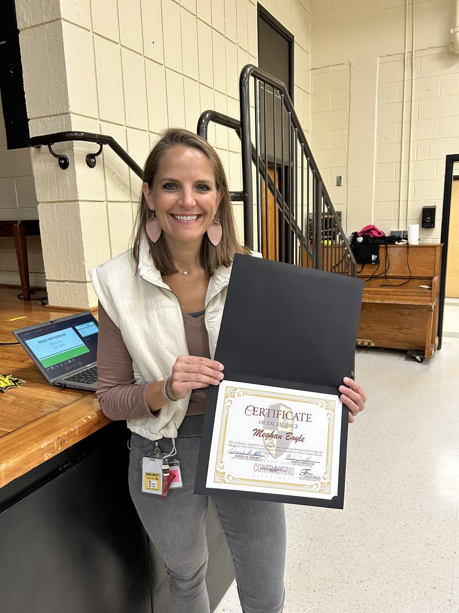 So proud of our amazing RNE bookkeeper, Meghan Boyle and all of her hard work. We recognized her for exceeding procurement standards in the 1st quarter! #RNEgreatthings #fcssoundprocurement