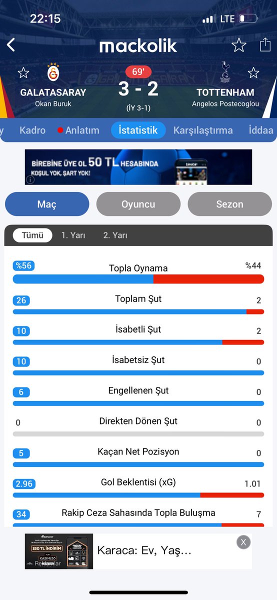 "Biz, adı geçenlerin pek çoğuyla rakip bile değiliz. Aynı yoldan yürümedik, aynı yollardan geçmedik. Benzer başarılarımız da yok. Üstüne üstlük rütbemiz de farklı"

#GSvTOT