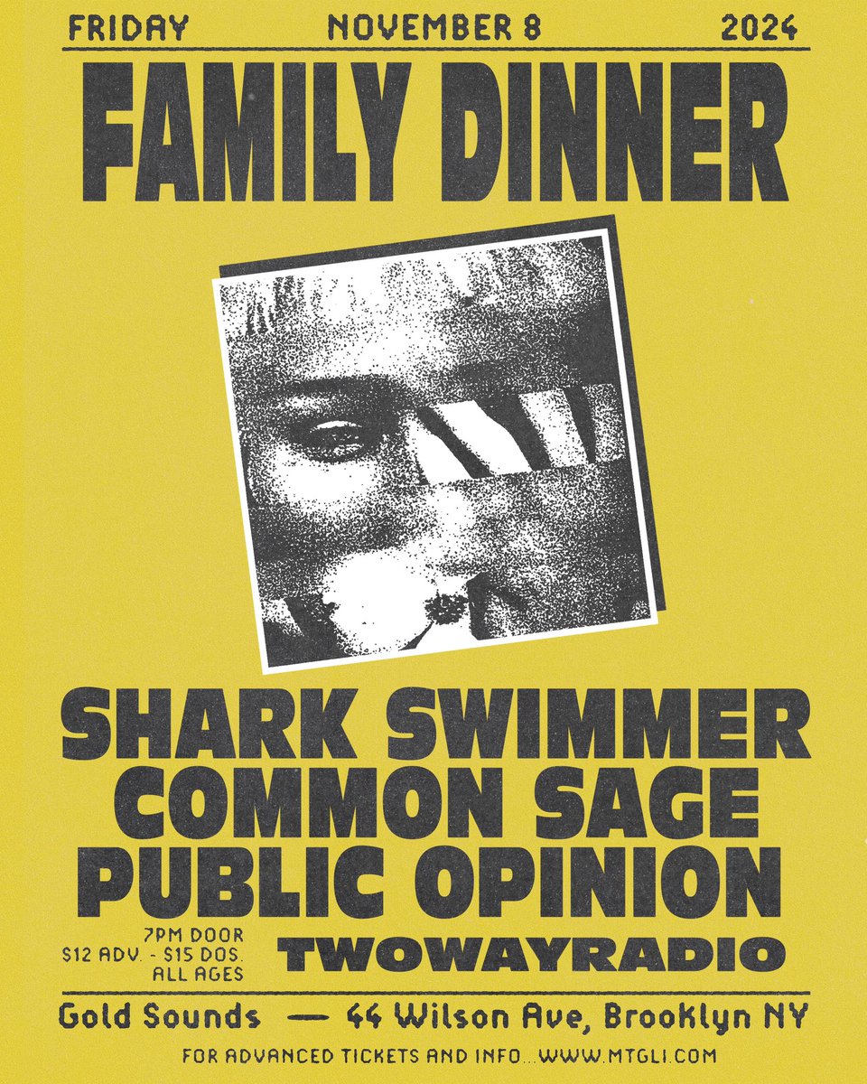 Tomorrow in Brooklyn! Over half sold, grab a ticket sooner than later:

milestogopresents.com