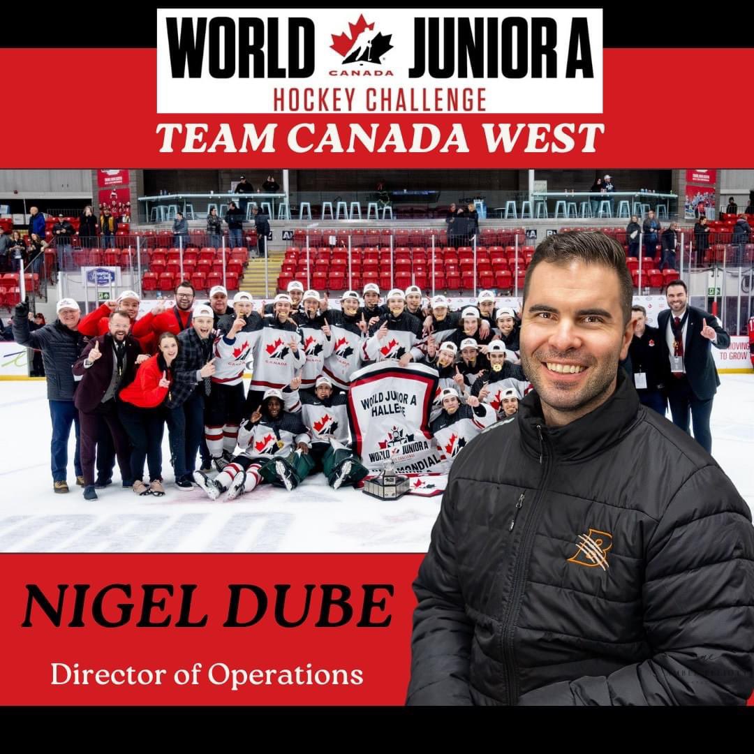 ALERT – The Lloydminster Bobcats organization is proud to announce General Manager Nigel Dube has once again been named the Director of Operations for the 2024 World Junior A Challenge for Team Canada West and will defend gold!
.
Read: lloydminsterbobcats.ca/canadawest
.
#BorderCityBuilt