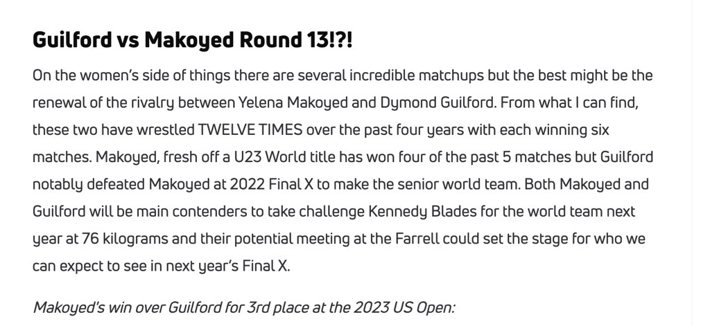 Love this gem from <a href="/KozakJon/">Jon Kozak</a> in his Bill Farrell Memorial International preview.