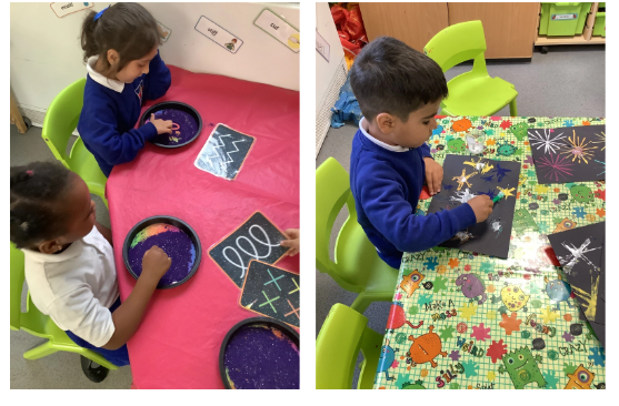 SelsdonPrimary's tweet photo. This week our reception classes have had fun learning about Bonfire night. They created their own bonfire  pictures by using different creative techniques. Also they have practiced their mark making skills to strengthen their fingers to help with fine motor skills.
#education https://t.co/7EXC2Nr3oi