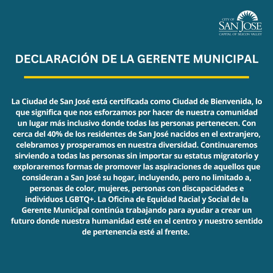 City of San José tweet media