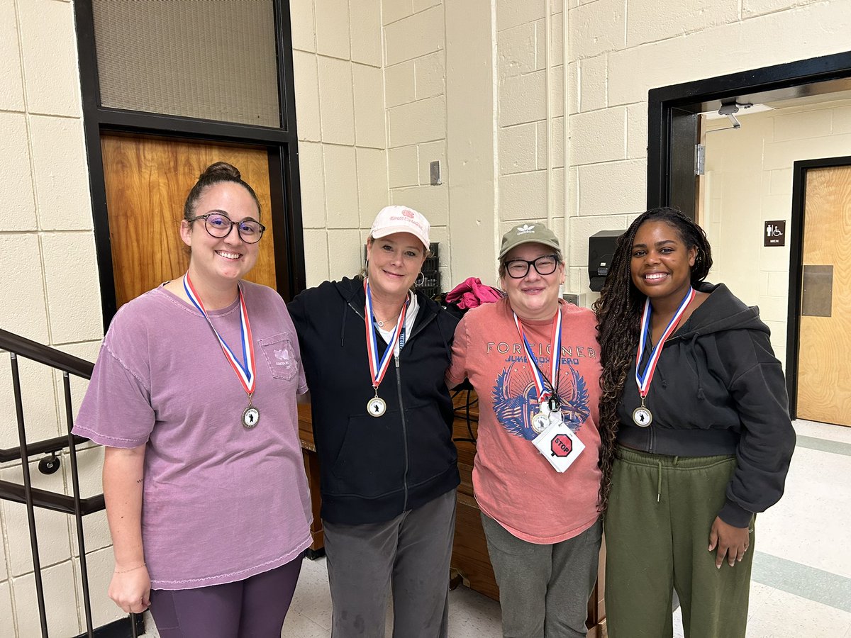 Congrats! RNE teachers Ms. Preston, Mrs. Maynor, Ms. Cutroneo, and Ms. McCrory were recognized this month as they #goforthegold everyday for students!! #rnegreatthings